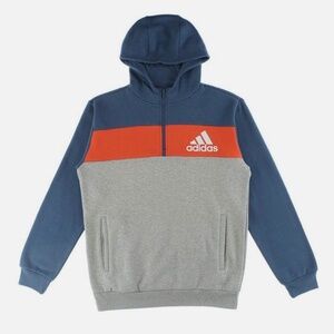 Adidas Men's Quarter-Zip Hooded Track Top Size:XL